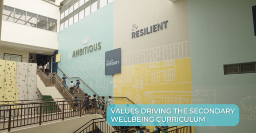 Values driving the secondary wellbeing curriculum